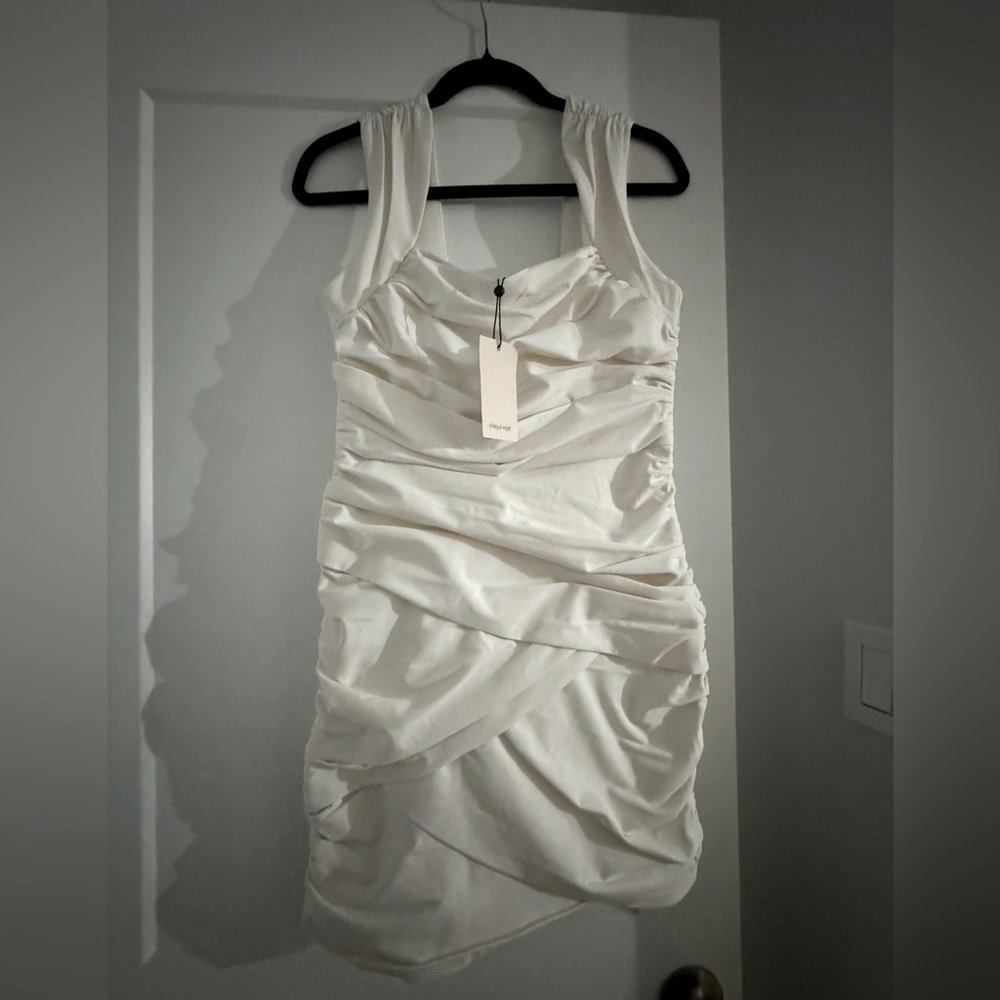 Cinq a sept white cocktail dress